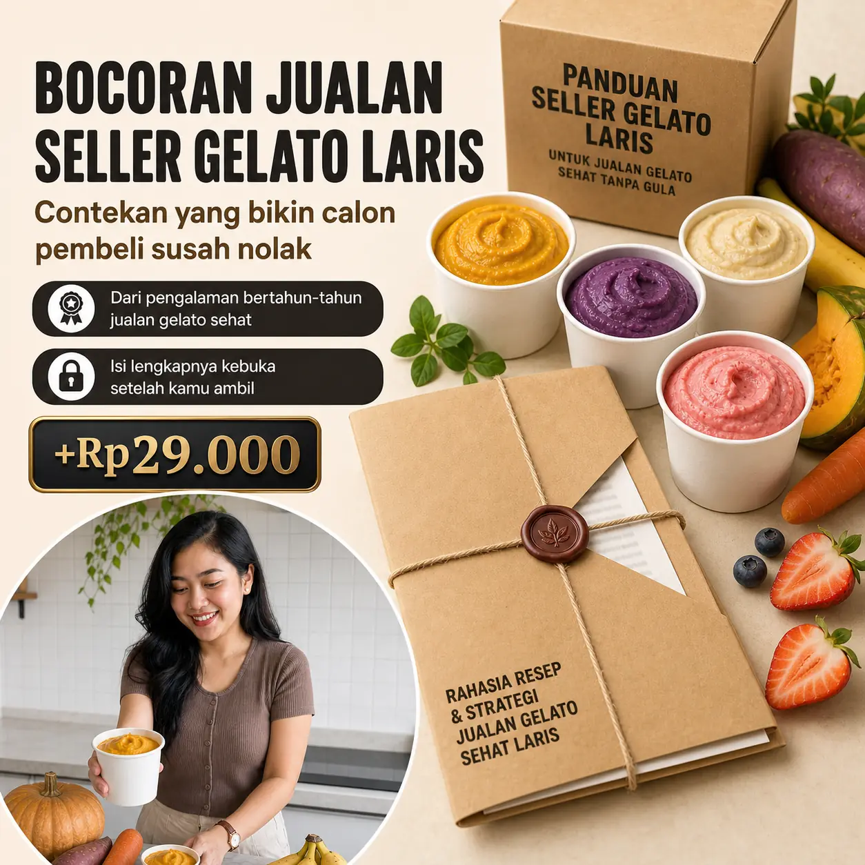 Bocoran Seller Laris untuk seller gelato sehat